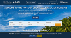 Desktop Screenshot of fleetwaytravel.com